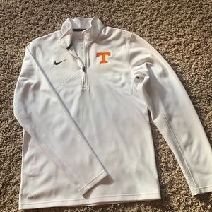 Mens Nike University of Tennessee 1/4 zip dri fit pullover